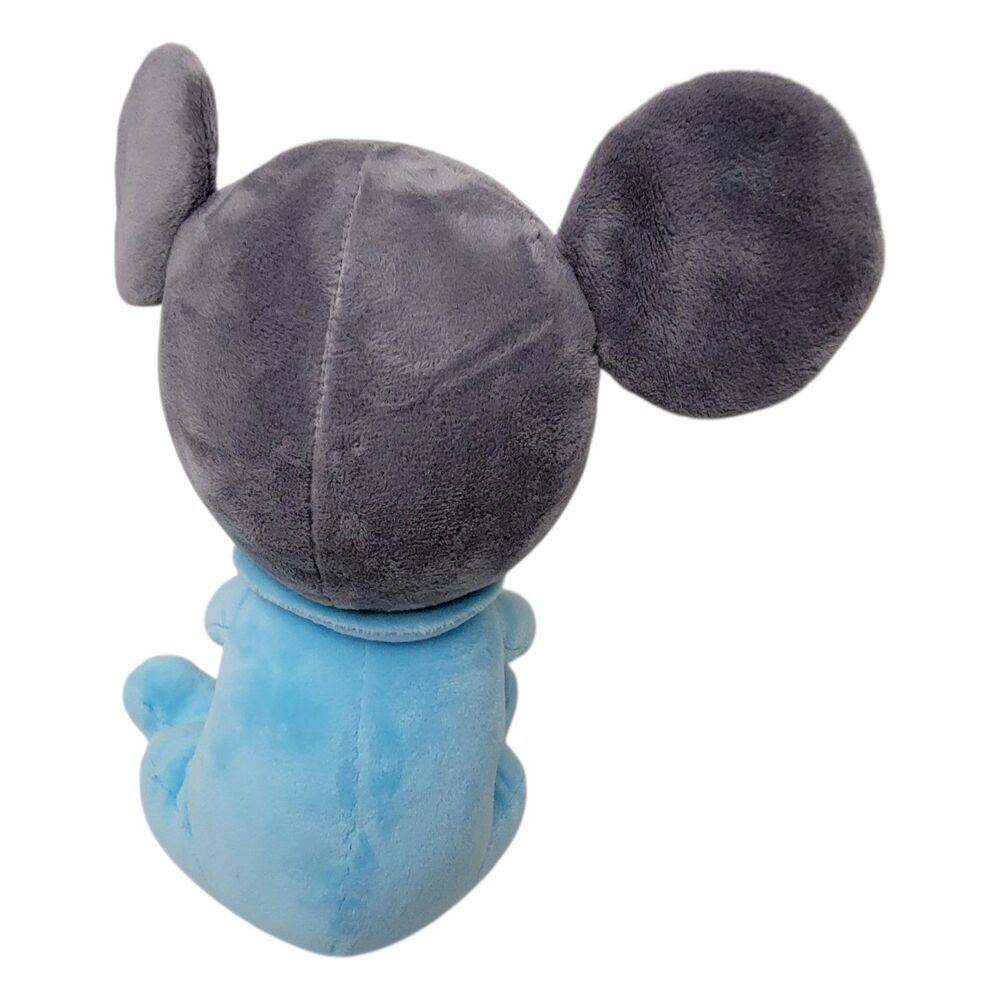 Disney Babies Mickey Mouse Plush 10” Baby Blue Pajamas Gray Stuffed Animal Toy - Picture 2 of 7